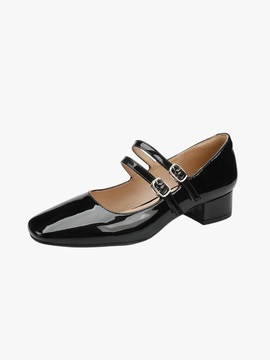 Chunky Heel Mary Jane Women's Shoes Simple and Elegant Style