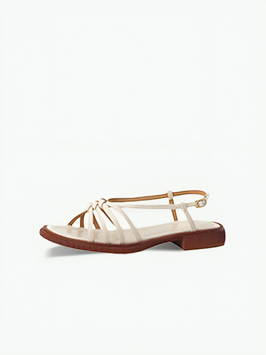 Lightweight Flat Woven Gladiator Sandals